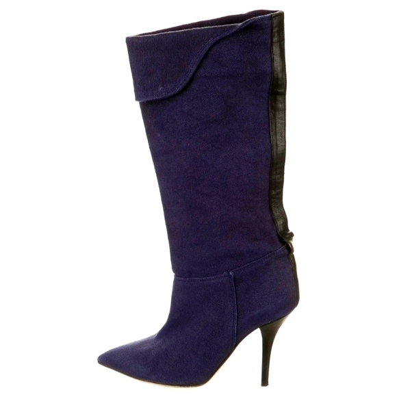 Isabel Marant | Navy Slouch Boot - Picture 1 of 4